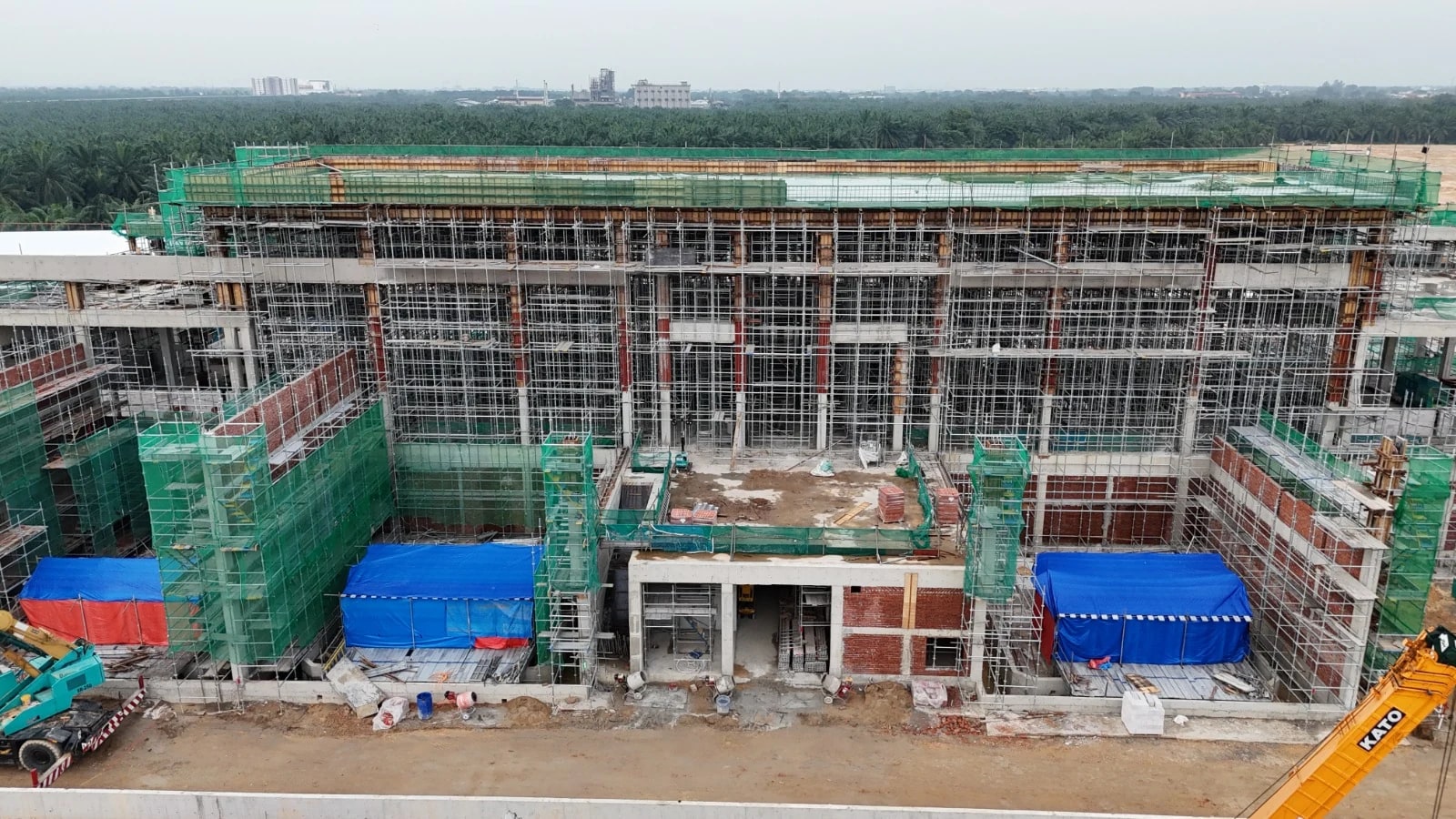Aerial view of the supplied Klang Valley Tech Park site