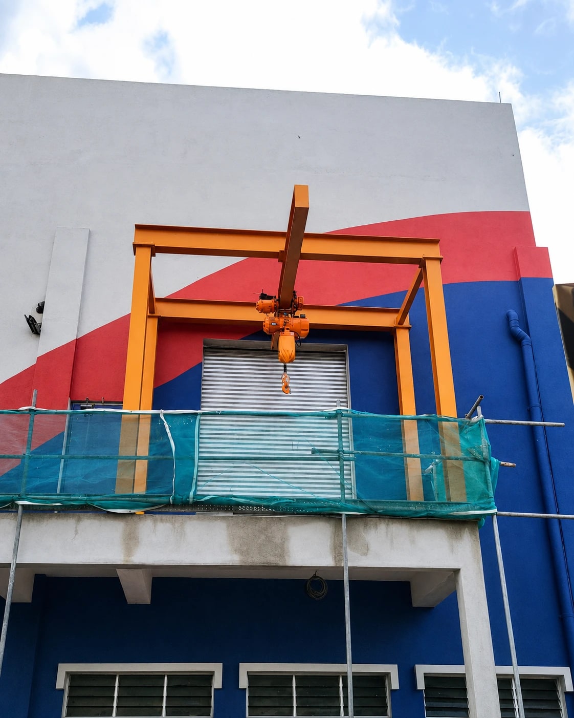 Installed lifting system at the supplied Cyberjaya substation project